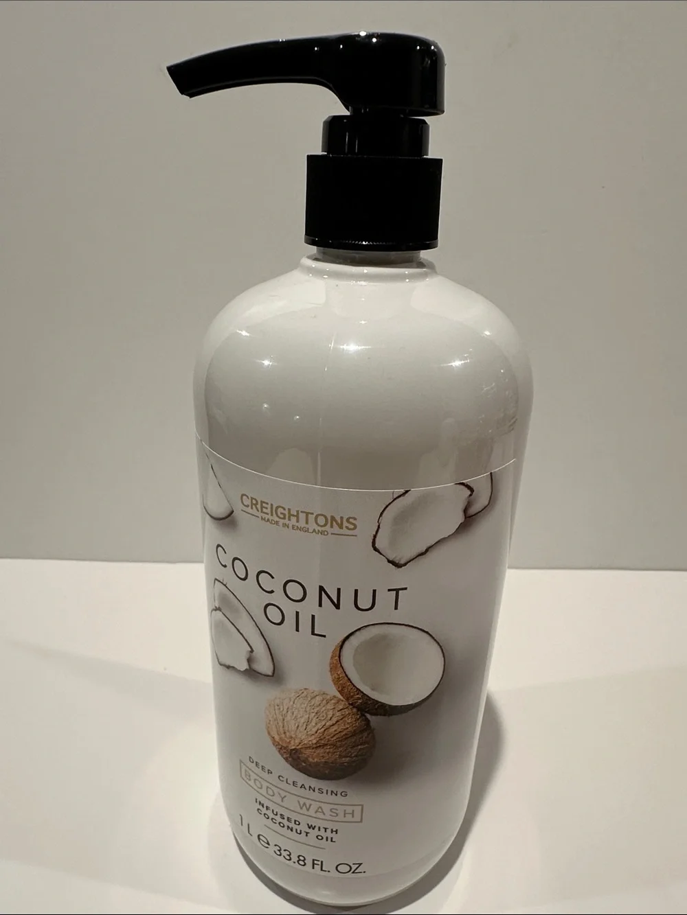Creightons Coconut Oil Deep Cleansing Body Wash Infused W/Coconut Oil, 33.8 oz.